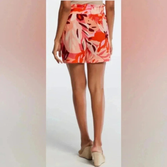 Rafaella  NWT 100% Cotton Floral Shorts Sixe 2X - Picture 2 of 7